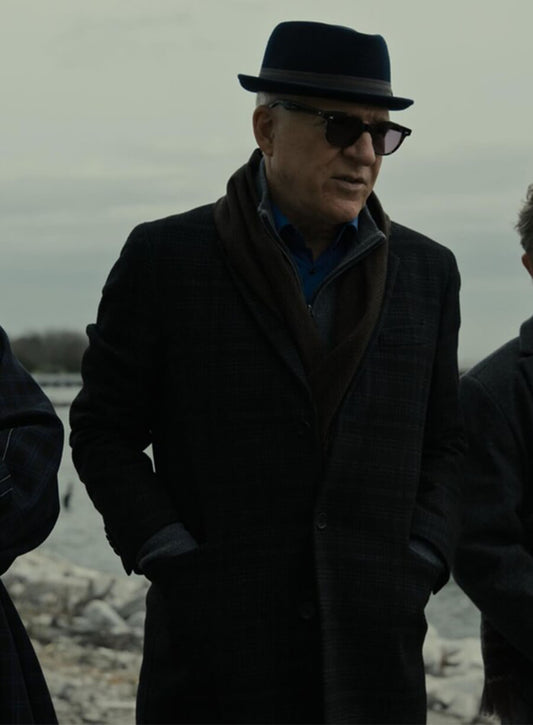 Harpoon Charles-Haden Savage Inspired Black Coat - Only Murders in the Building Style