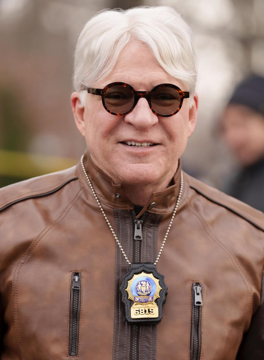 Harpoon Charles-Haden Savage Inspired Brown Leather Jacket - Only Murders in the Building Style