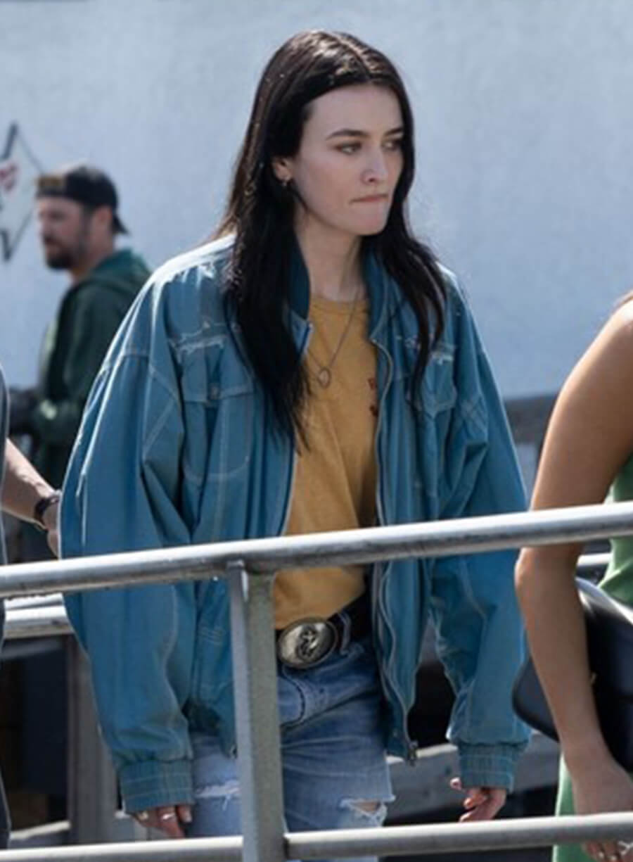 Harpoon Stevie Ward Inspired Blue Bomber Jacket - I Know What You Did Last Summer Style
