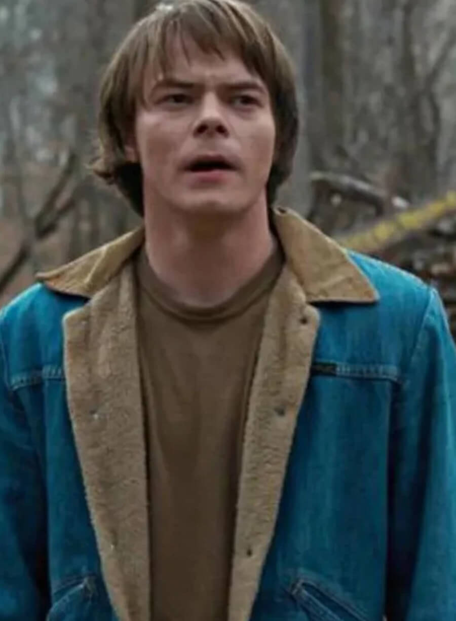 Harpoon Charlie Heaton Inspired Blue Denim Jacket - Stranger Things Style