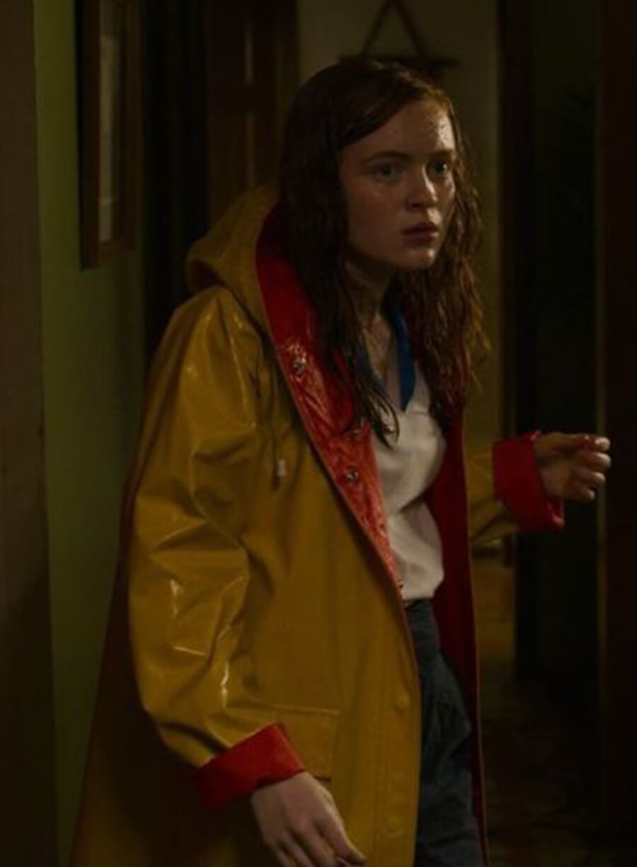Harpoon Max Mayfield Inspired Yellow Coat - Stranger Things Style