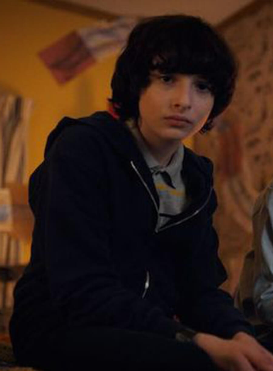 Harpoon Mike Wheeler Inspired Blue Hooded Jacket - Stranger Things Style