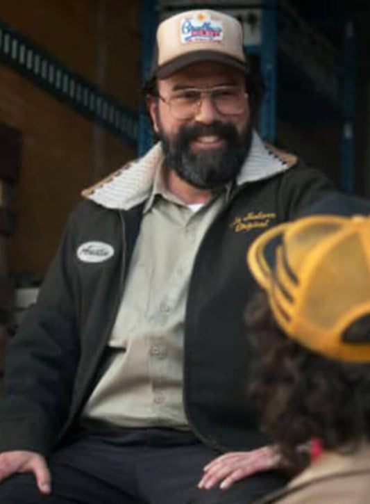 Harpoon Murray Bauman Inspired Brown Leather Jacket - Stranger Things Style