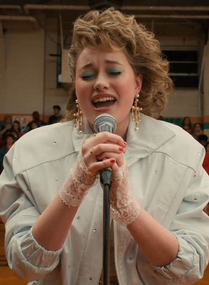 Stranger Things Tammy Thompson White Cotton Jacket