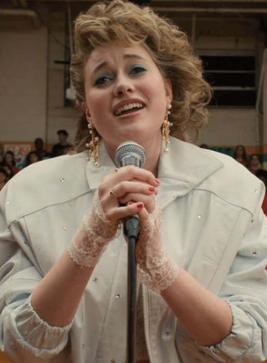 Harpoon Tammy Thompson Inspired White Cotton Jacket - Stranger Things Style
