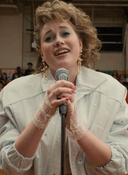 Stranger Things Tammy Thompson White Cotton Jacket