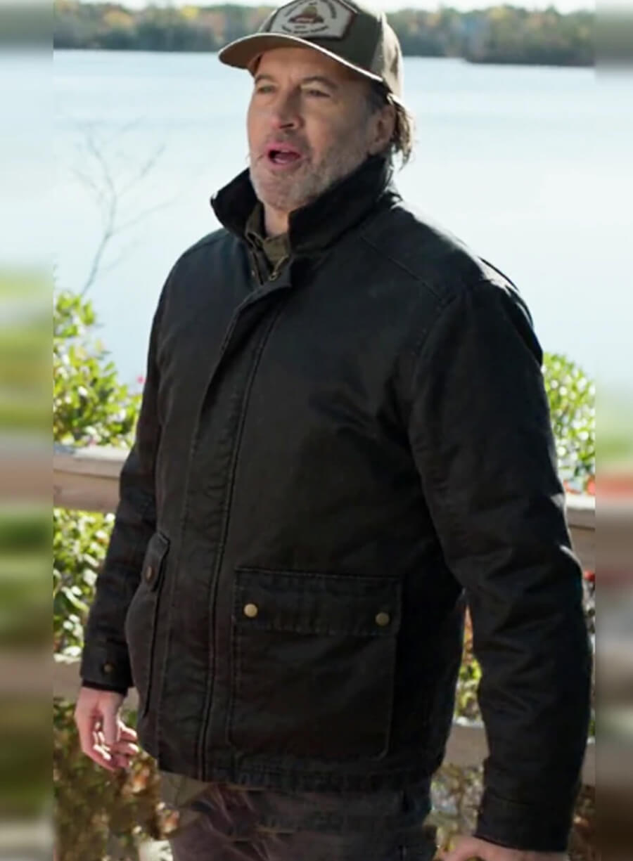 Harpoon Sully Inspired Black Leather Jacket - Sullivan's Crossing Style