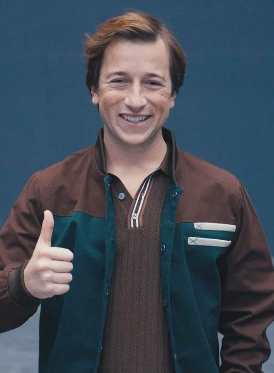 Harpoon Jimmy Olsen Inspired Brown & Green Bomber Jacket - Superman 2025 Style