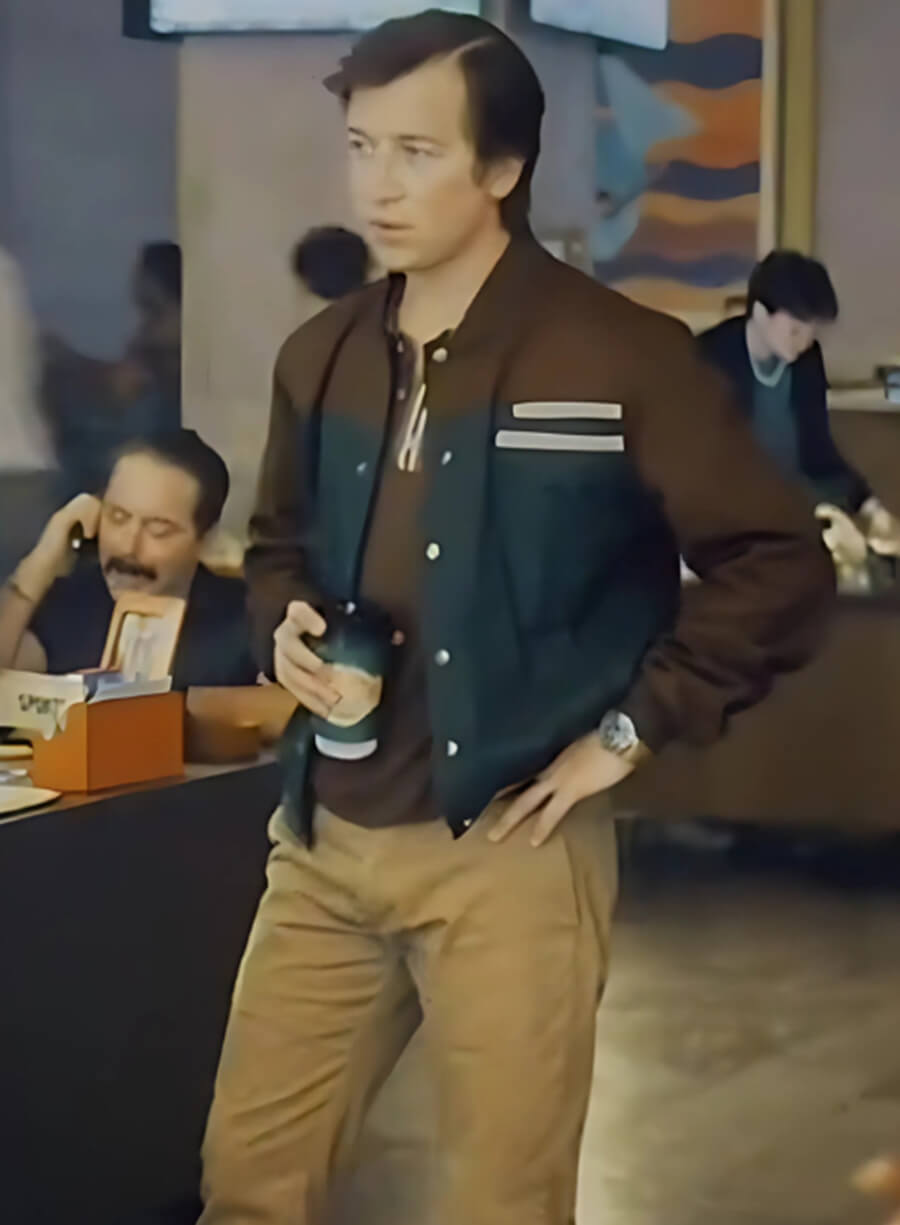 Harpoon Jimmy Olsen Inspired Brown & Green Bomber Jacket - Superman 2025 Style