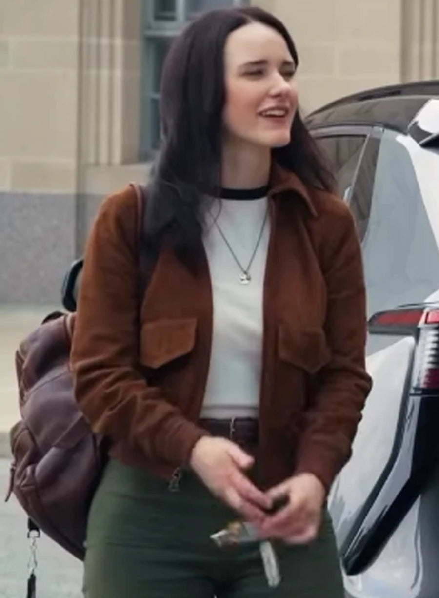 Harpoon Lois Lane Inspired Brown Leather Jacket - Superman 2025 Style