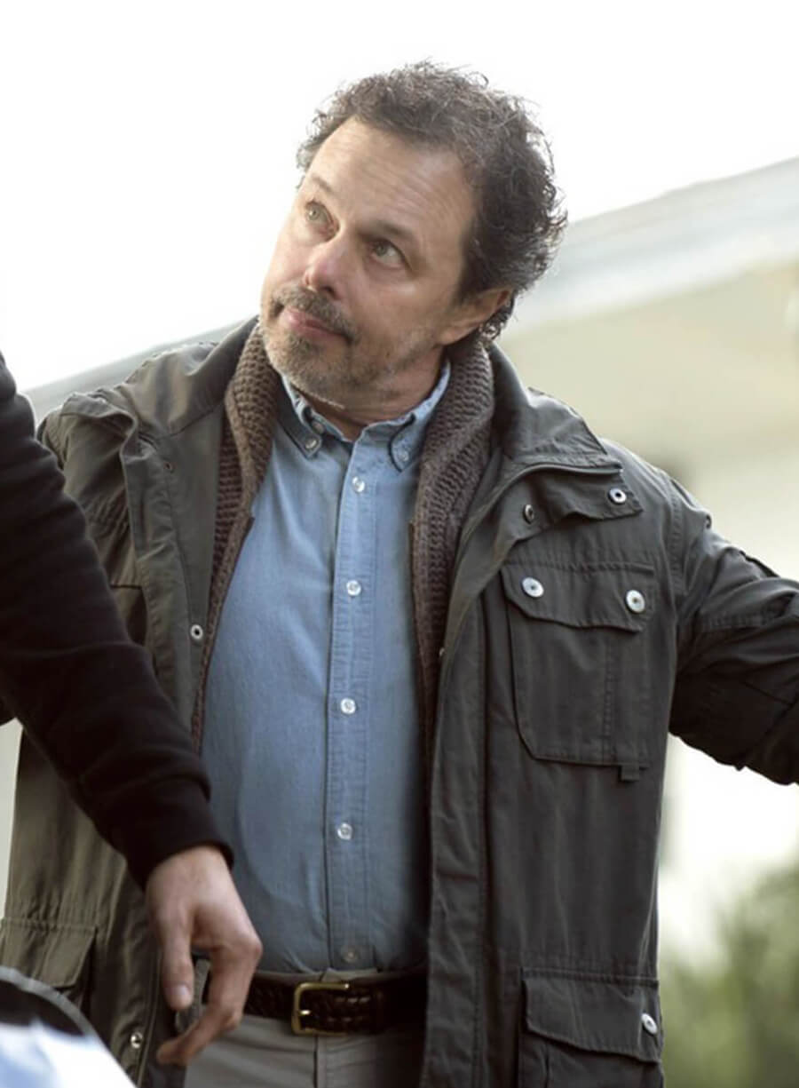 Harpoon Metatron Inspired Grey Cotton Fabric Cotton Jacket - Supernatural Tv Series Style