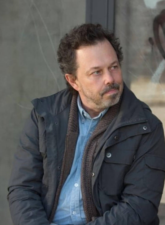 Harpoon Metatron Inspired Grey Cotton Fabric Cotton Jacket - Supernatural Tv Series Style