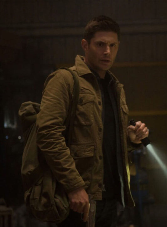Harpoon Dean Winchester Inspired Brown Cotton Fabric Cotton Jacket - Supernatural Tv Series Style