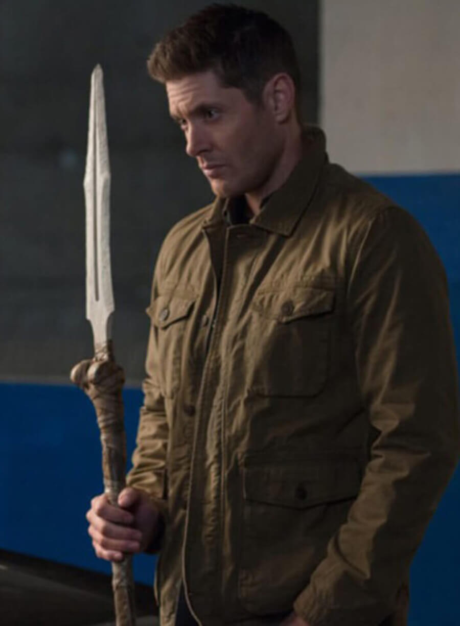 Harpoon Dean Winchester Inspired Brown Cotton Fabric Cotton Jacket - Supernatural Tv Series Style