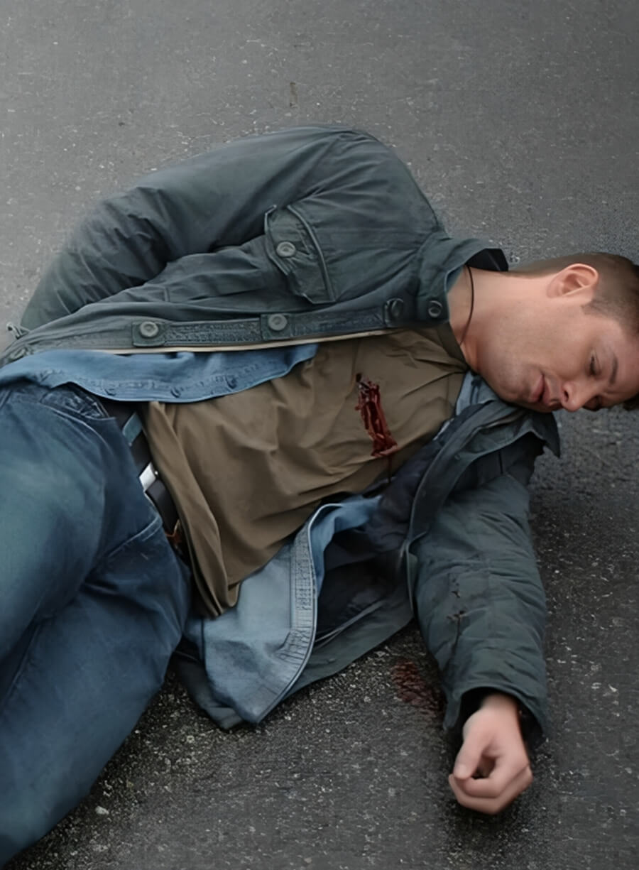 Harpoon Dean Winchester Inspired Gray Cotton Fabric Cotton Jacket - Supernatural Tv Series Style