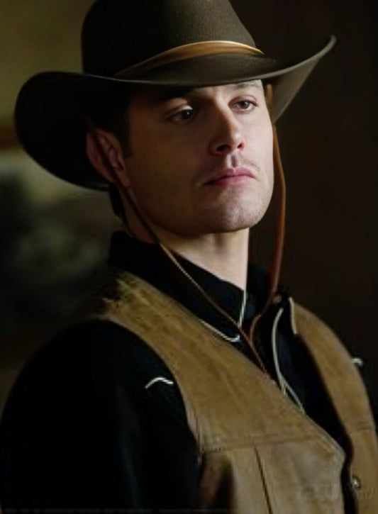 Harpoon Dean Winchester Inspired Brown Real Leather Leather Jacket - Supernatural Tv Series Style