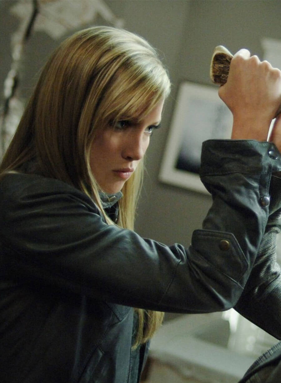 Harpoon Ruby Inspired Black Real Leather Leather Jacket - Supernatural Tv Series Style