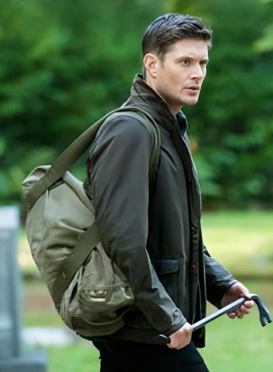 Harpoon Dean Winchester Inspired Brown Cotton Fabric Cotton Jacket - Supernatural Tv Series Style