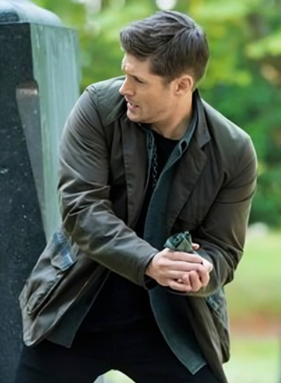 Harpoon Dean Winchester Inspired Brown Cotton Fabric Cotton Jacket - Supernatural Tv Series Style