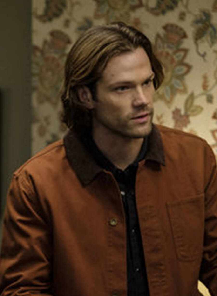 Harpoon Sam Winchester Inspired Brown Cotton Fabric Cotton Jacket - Supernatural Style
