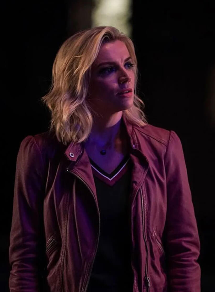 Harpoon Sylvie Brett Inspired Brown Leather Jacket - Chicago Fire Style