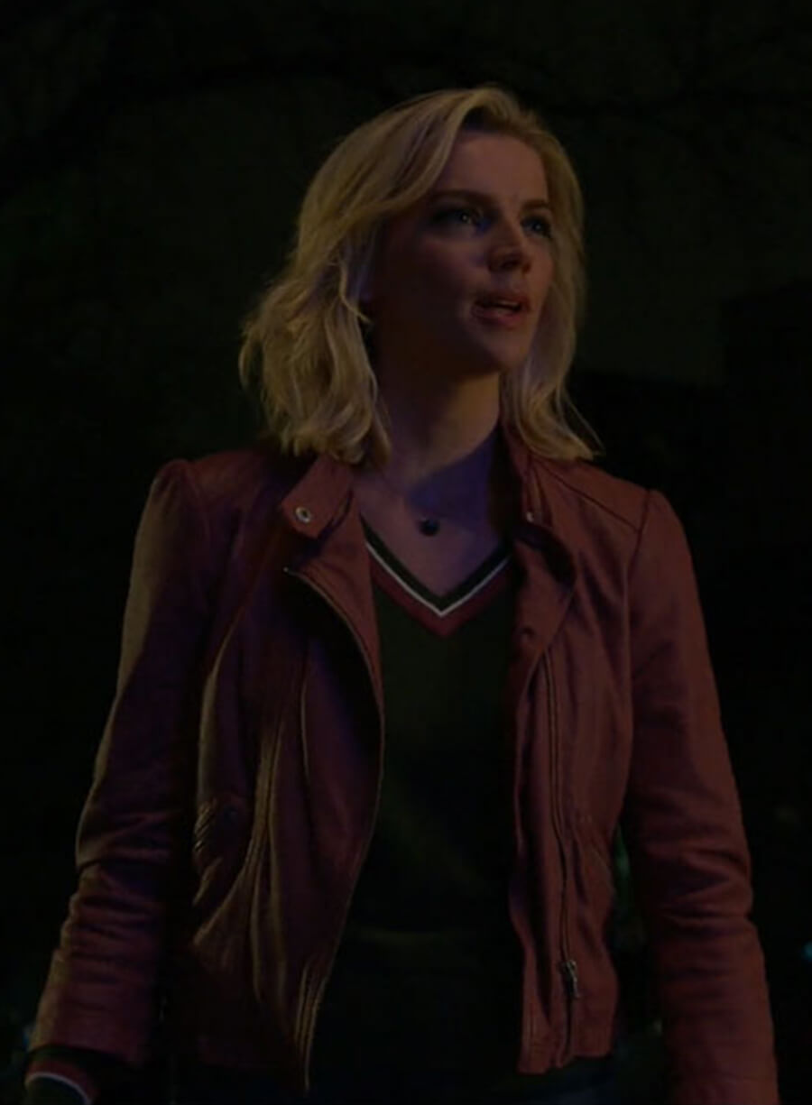 Harpoon Sylvie Brett Inspired Brown Leather Jacket - Chicago Fire Style