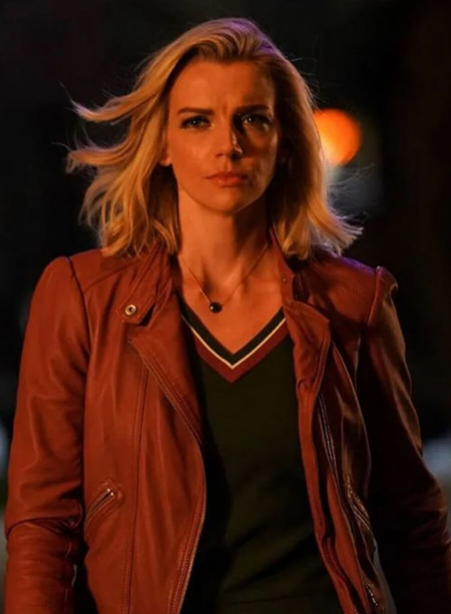 Harpoon Sylvie Brett Inspired Brown Leather Jacket - Chicago Fire Style