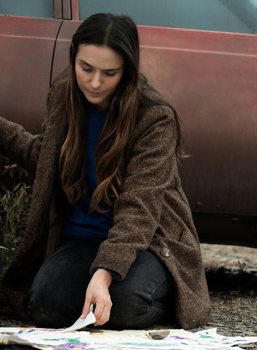 Harpoon Tabitha Matthews Inspired Brown Wool Fabric Coat - From S02 Style