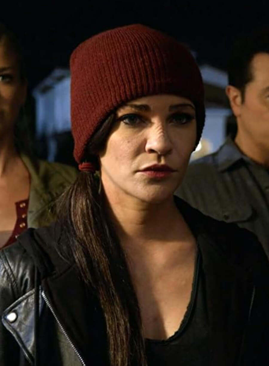 Harpoon Talla Keyali Inspired Black Biker Jacket - The Orville Style