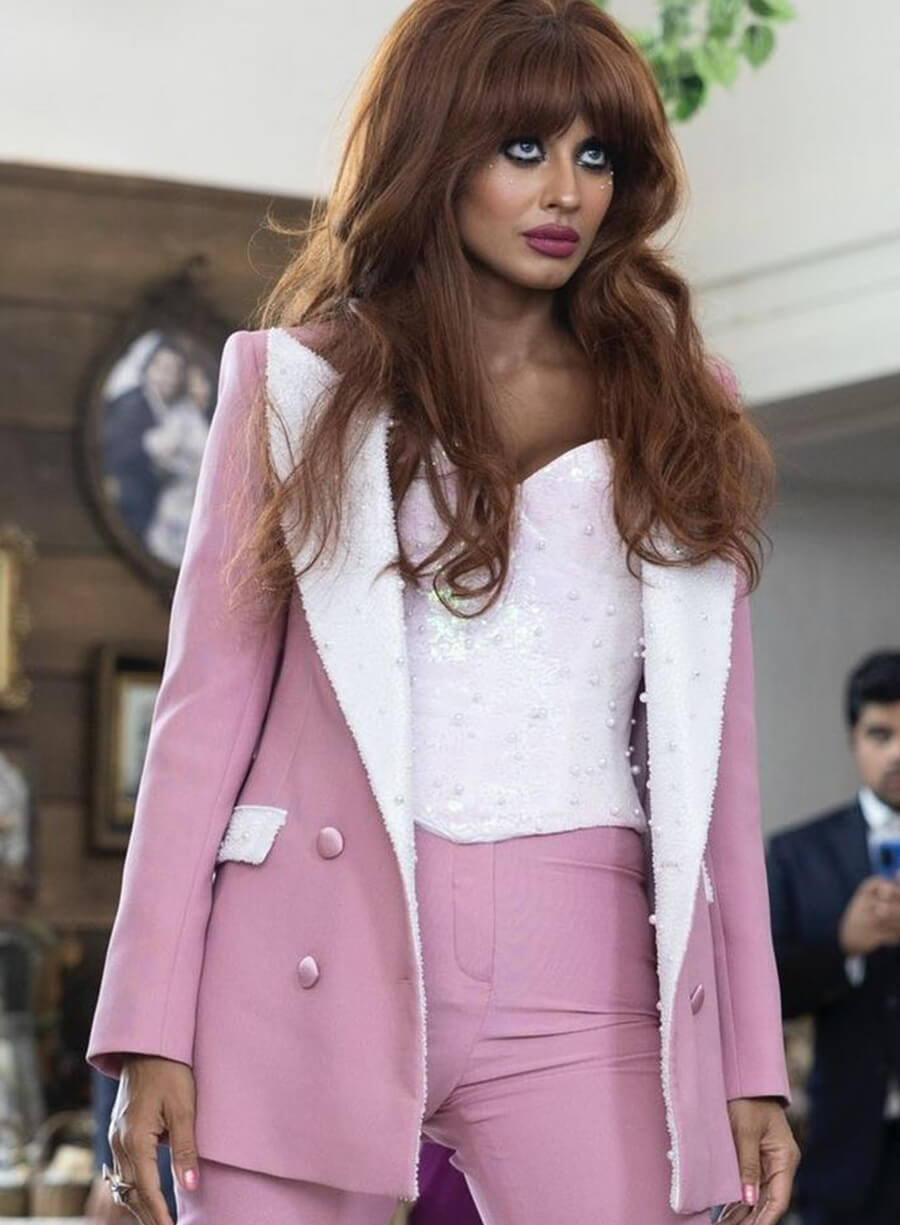 Harpoon She-Hulk Inspired Pink Wool Jacket - She-Hulk: Attorney at Law Style