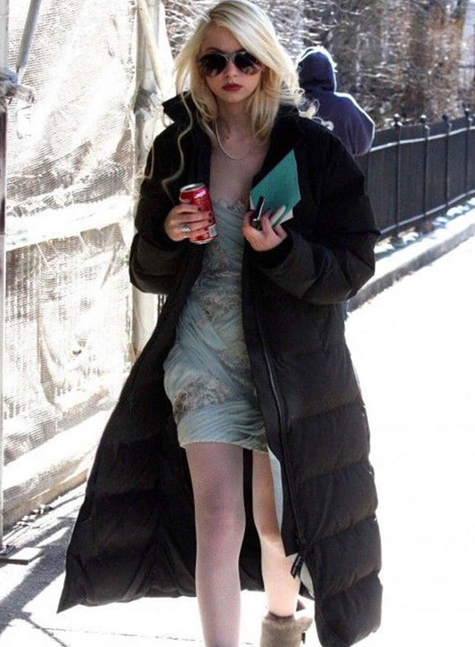 Harpoon Taylor Momsen Puffer Inspired Black Coat