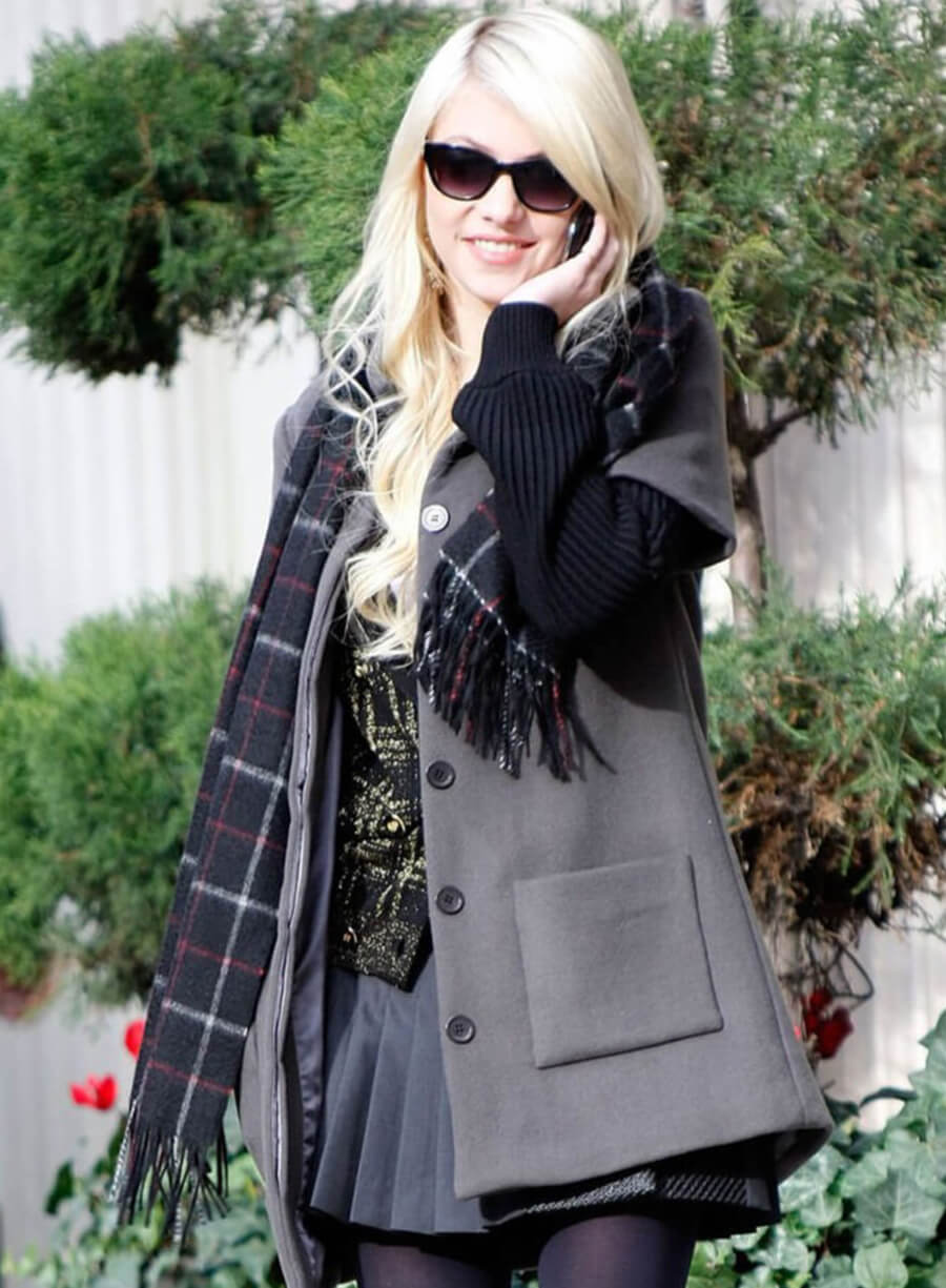 Harpoon Jenny Humphrey Inspired Black Coat - Gossip Girl Style