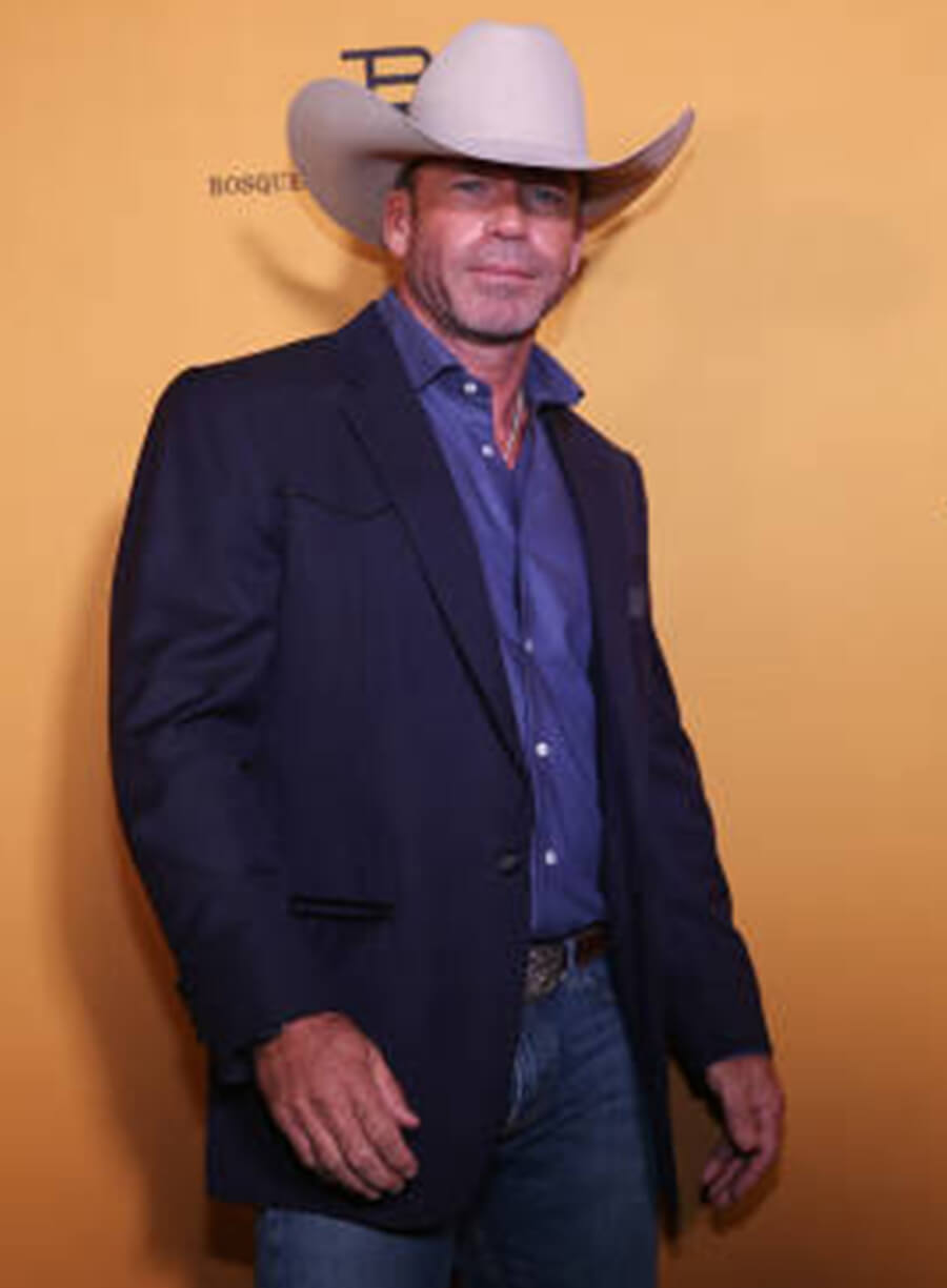 Harpoon Taylor Sheridan Inspired Blue Leather Jacket - Yellowstone Drama Series Premiere Style
