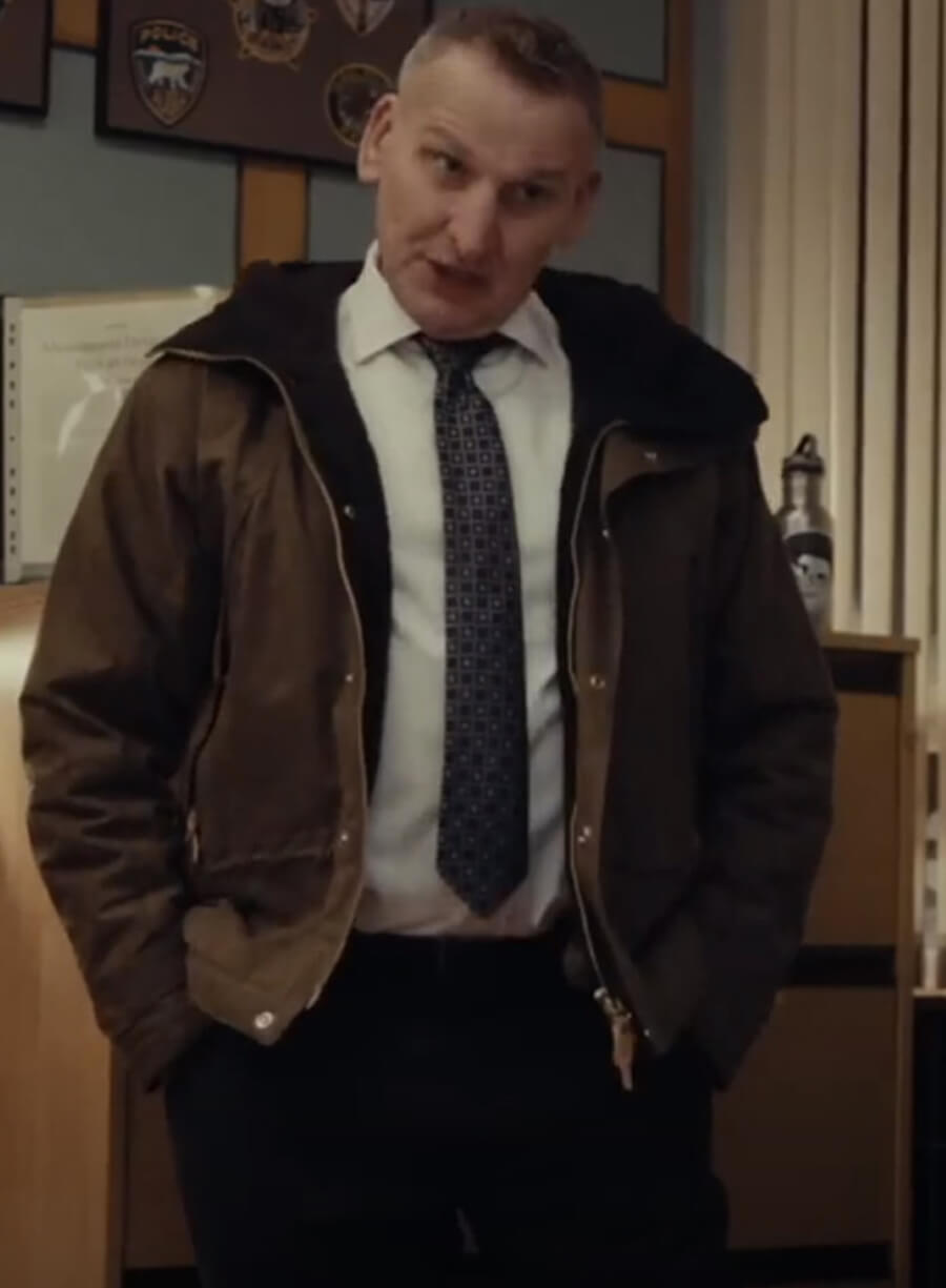 Harpoon Christopher Eccleston Inspired Brown Cotton Fabric Hooded Jacket - True Detective Style