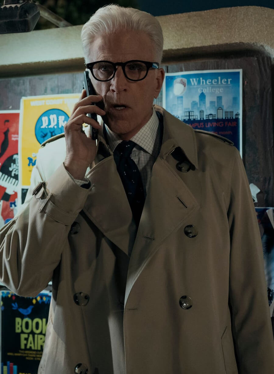 Harpoon Charles Inspired Beige Coat - A Man On The Inside S02 Style