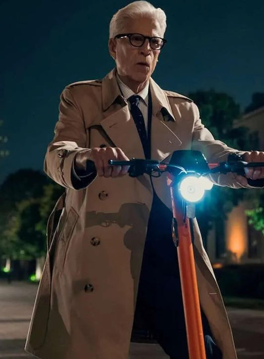 Harpoon Charles Inspired Beige Coat - A Man On The Inside S02 Style