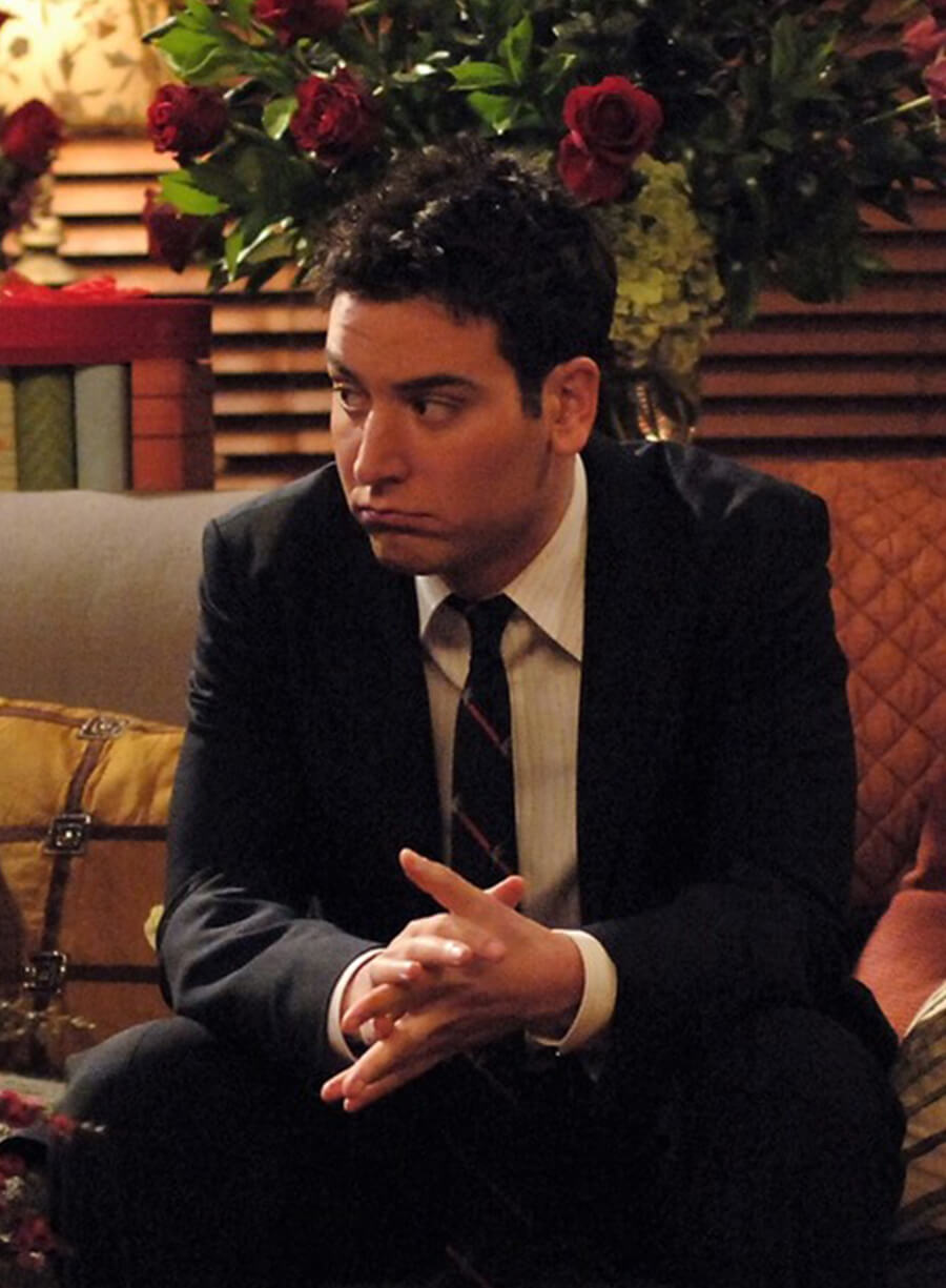 Harpoon Ted Mosby Inspired Black Leather Jacket - How I met Your Mother S01 Style
