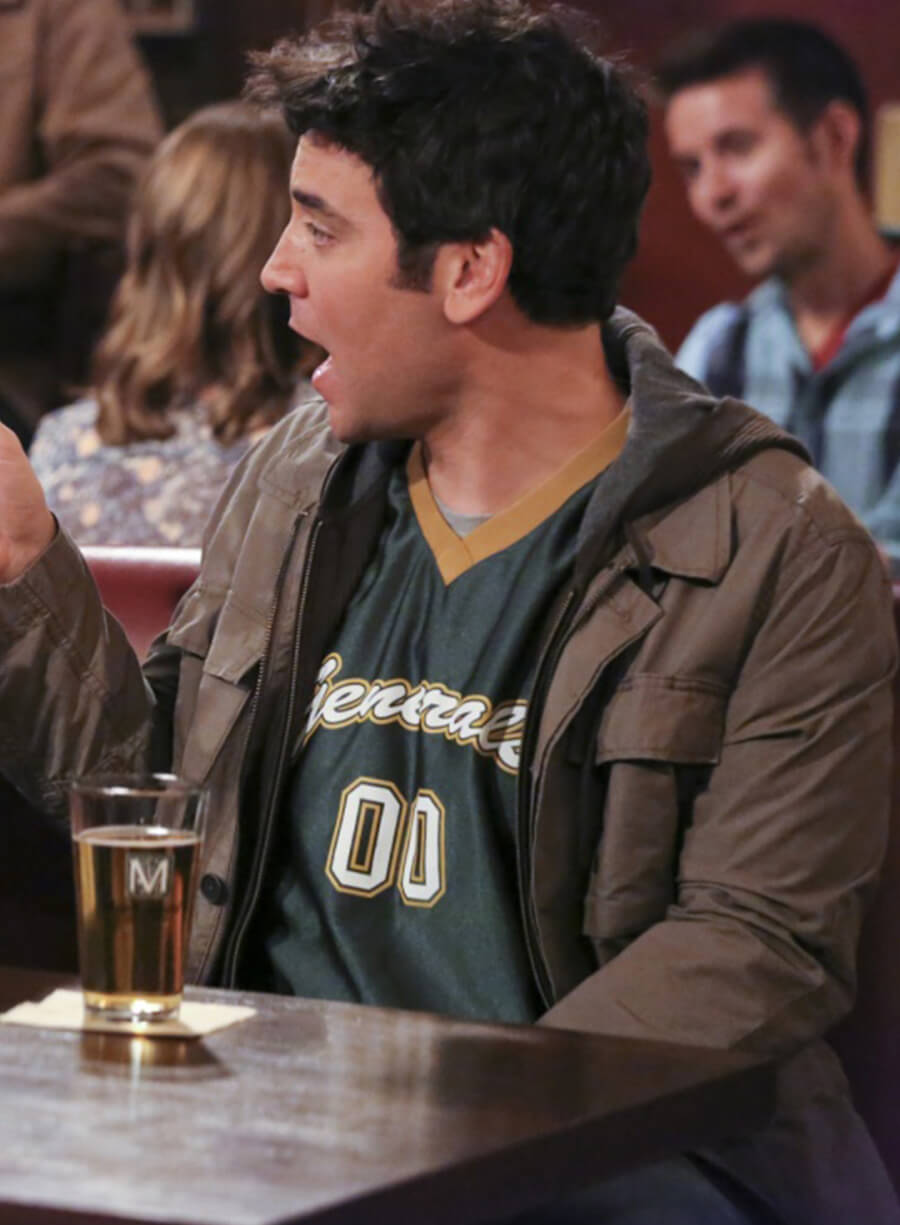 Harpoon Ted Mosby Inspired Brown Leather Jacket - How I met Your Mother S09 Style