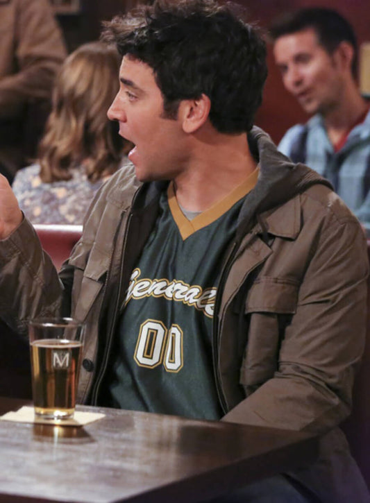 Harpoon Ted Mosby Inspired Brown Leather Jacket - How I met Your Mother S09 Style