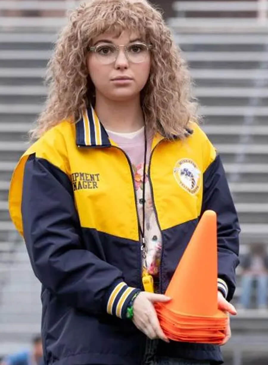 Harpoon Teen Misty Inspired Black & Yellow Leather Jacket - Yellowjackets Style
