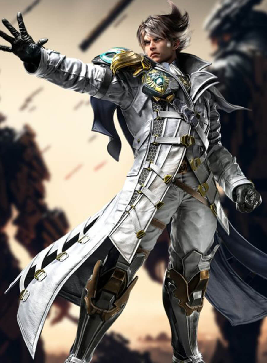 Harpoon Lars Alexandersson Inspired White Coat - Tekken 8 Style
