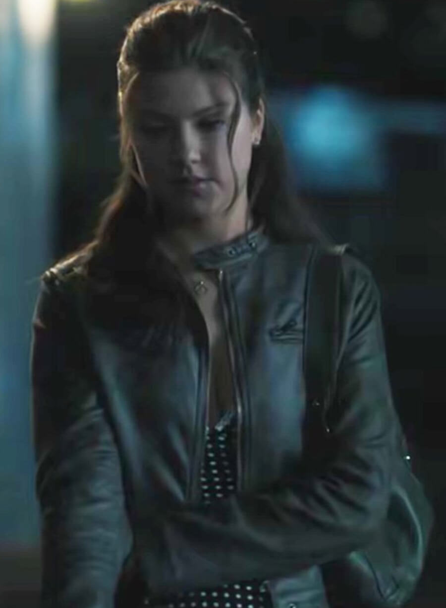 Harpoon Bree Inspired Brown Leather Jacket - Tell Me Lies Style