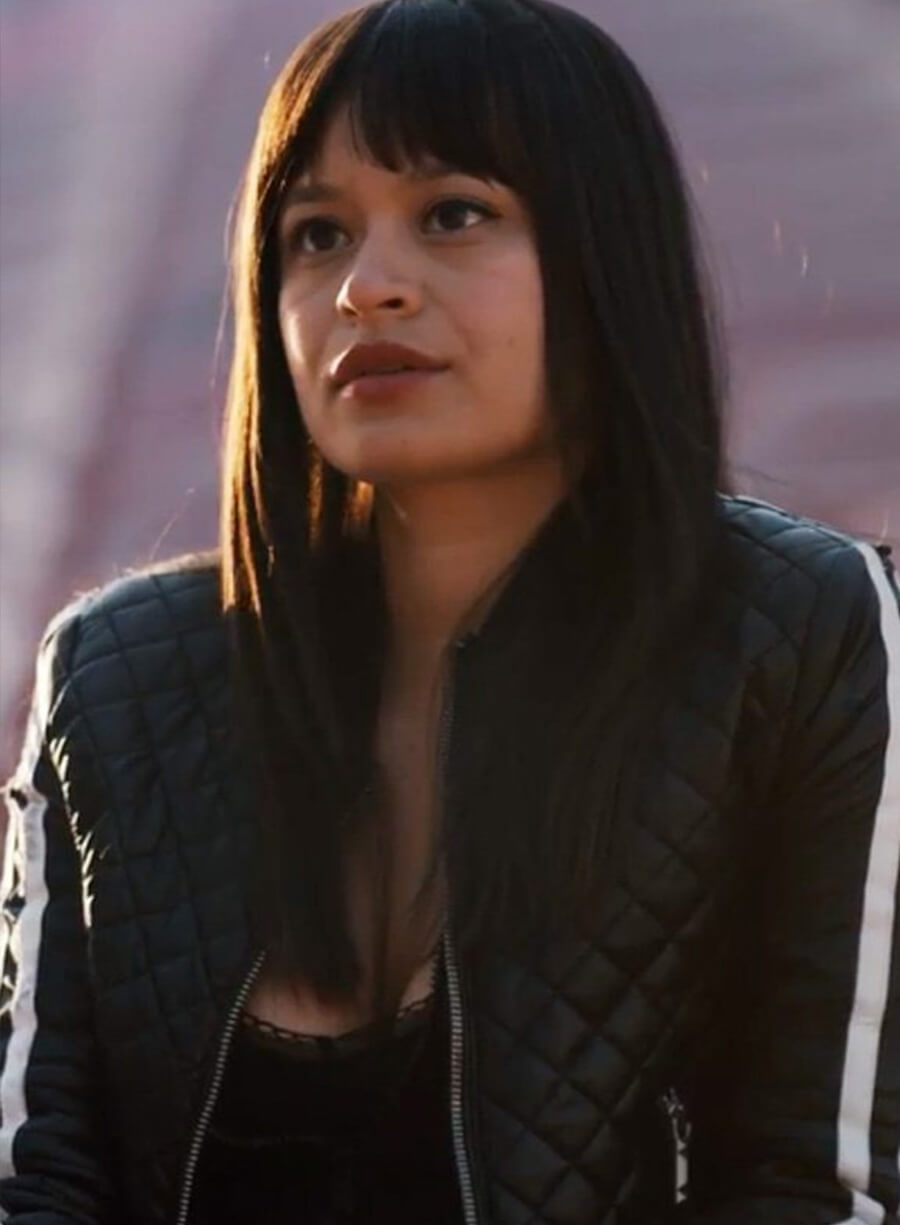 Harpoon Pippa Inspired Black Leather Jacket - Tell Me Lies Style
