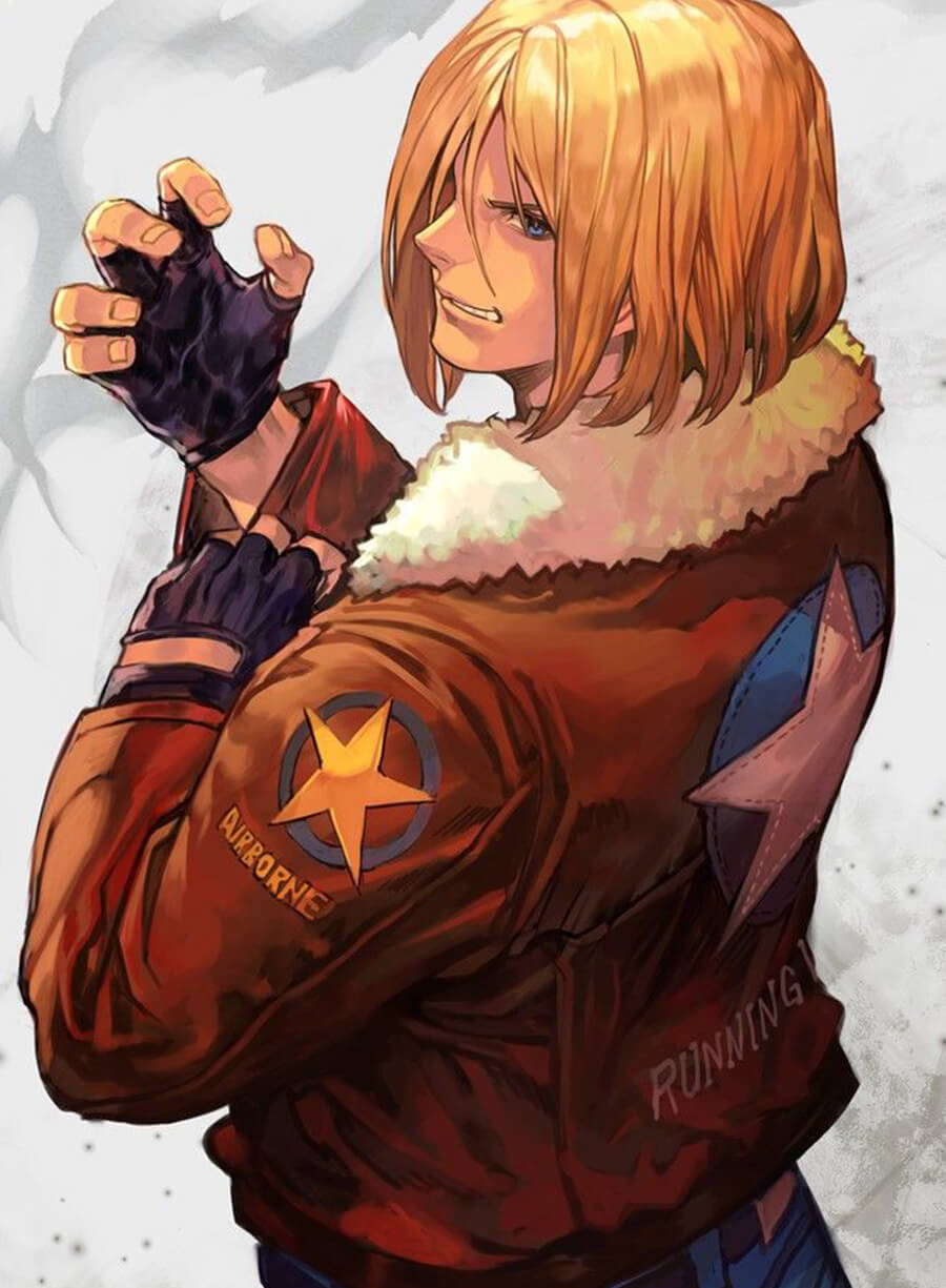 Harpoon Terry Bogard Inspired Brown Leather Jacket - Fatal Fury: King of Fighters Style