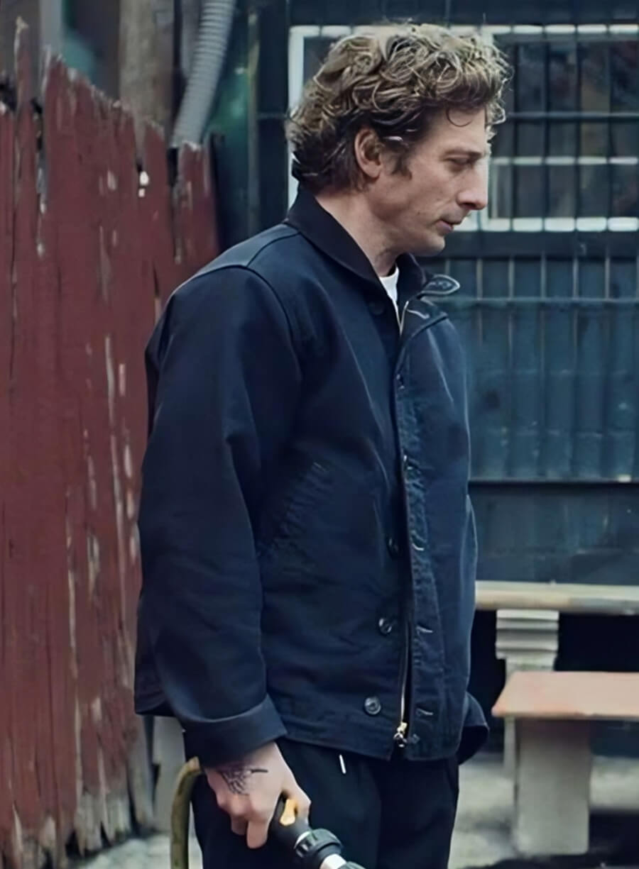 Harpoon Carmen Berzatto Inspired Olive Green Cotton Jacket - The Bear S03 Style