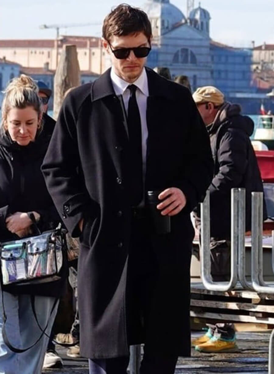 Harpoon Cooper Madsen Inspired Black Wool Fabric Coat - The Beauty 2026 Style