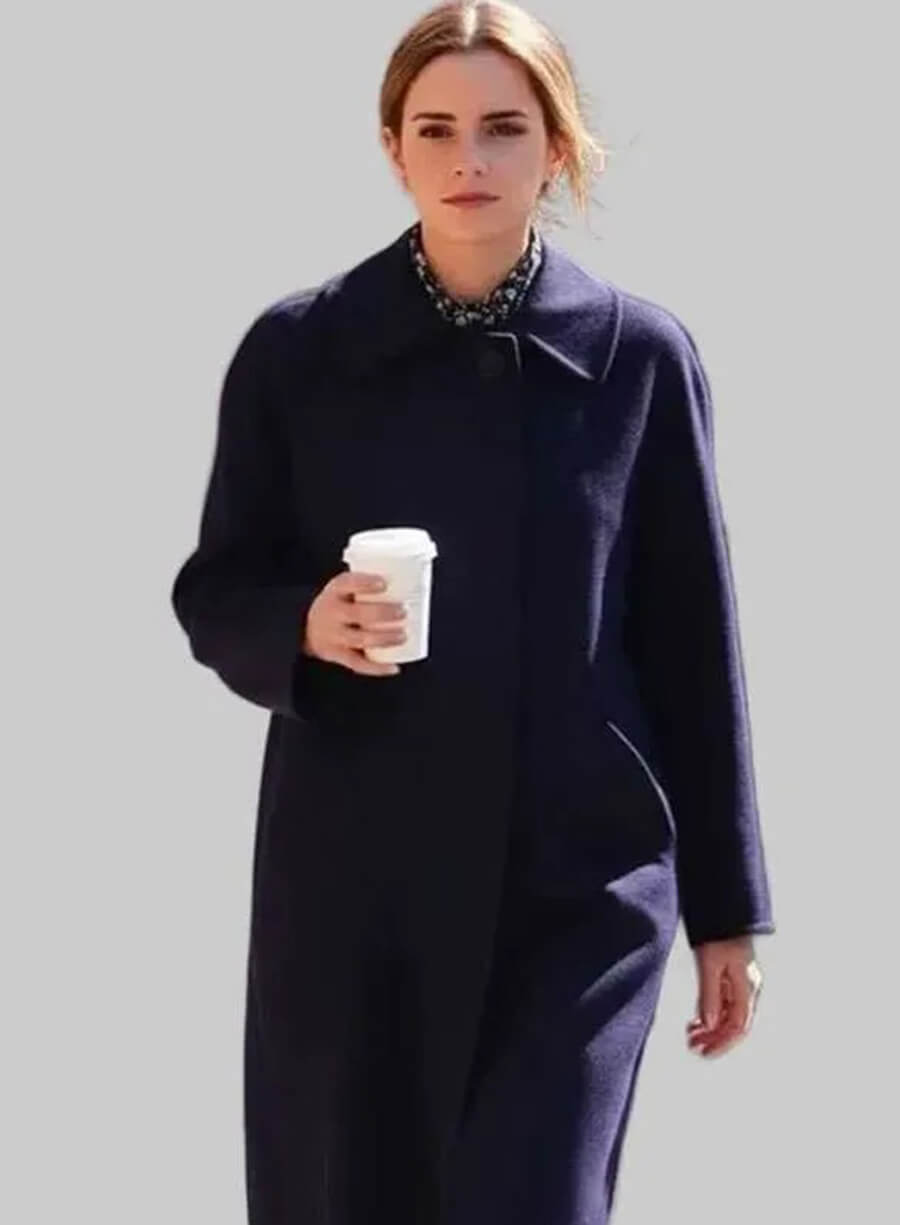 Harpoon Jordan Bennett Inspired Blue Wool Fabric Coat - The Beauty 2026 Style