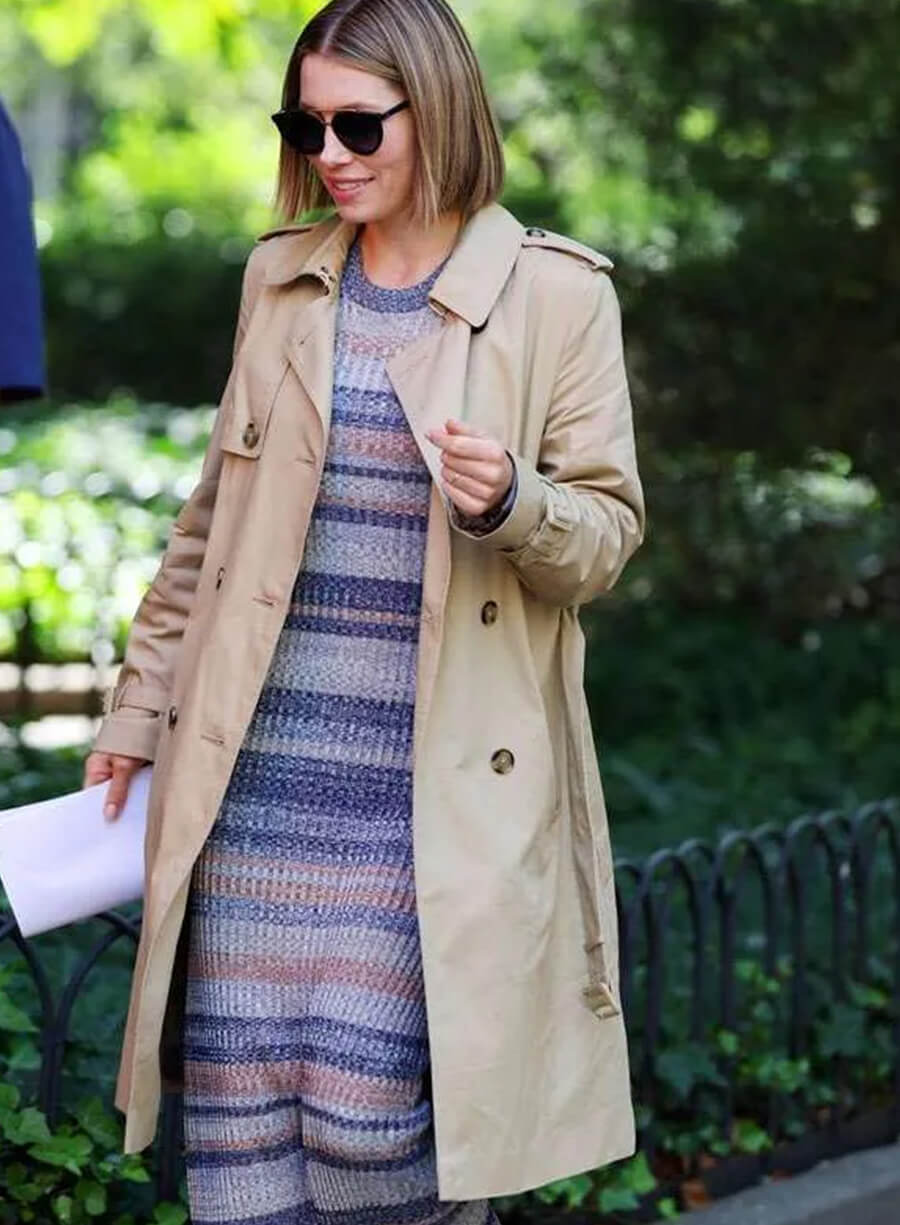 Harpoon Chloe Taylor Inspired Beige Coat - The Better Sister 2025 Style