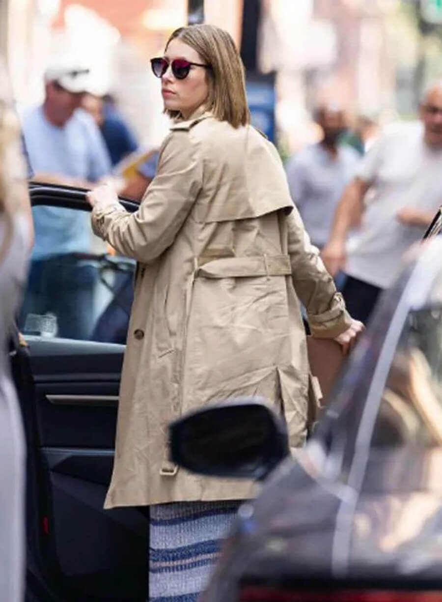 Harpoon Chloe Taylor Inspired Beige Coat - The Better Sister 2025 Style
