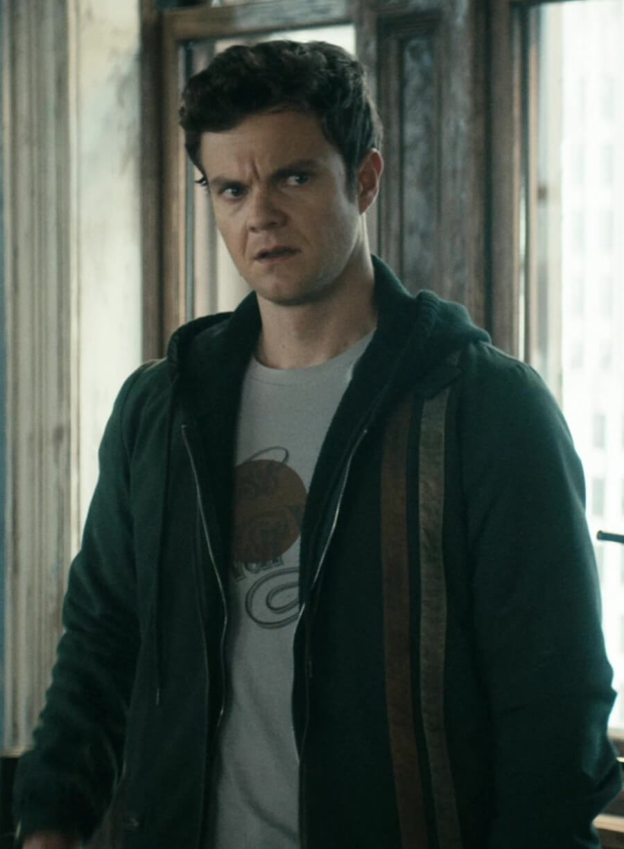 Harpoon Hughie Campbell Inspired Green Hooded Jacket - The Boys Style